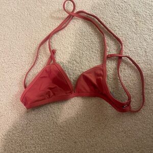 Women's Red Bikini Top
